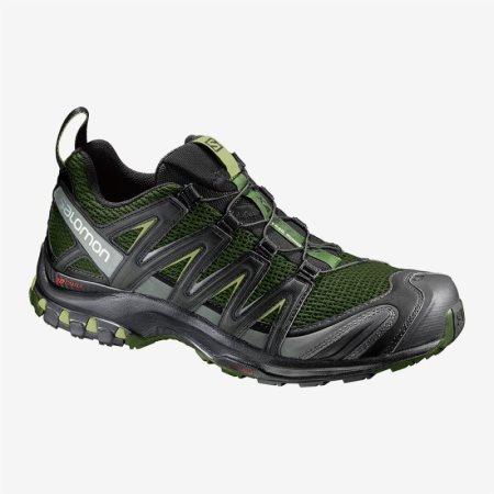 Salomon XA PRO 3D Wanderschuhe Herren Schwarz/Grün [1KMS-Z]